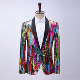 Acid Spectrum Sparkle Night Club Men's Jacket